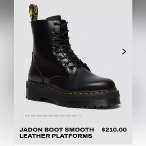 Barely worn Dr Marten Jadon Platform Boots